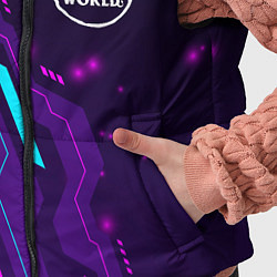 Детский жилет Palworld neon gaming, цвет: 3D-черный — фото 2