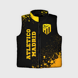 Детский жилет Atletico Madrid - gold gradient вертикально