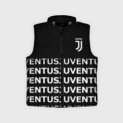 Детский жилет Juventus pattern fc club steel, цвет: 3D-светло-серый