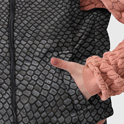 Детский жилет Текстура змеиная кожа, цвет: 3D-светло-серый — фото 2