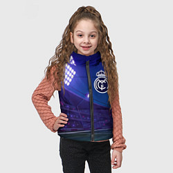 Детский жилет Real Madrid ночное поле, цвет: 3D-черный — фото 2