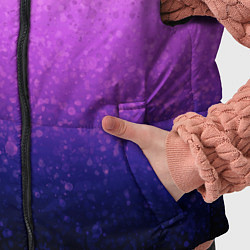 Детский жилет Абстрактный градиент розово-синий, цвет: 3D-черный — фото 2