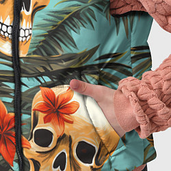 Детский жилет Черепа на море, цвет: 3D-черный — фото 2