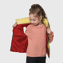 Детский жилет Дыня текстура, цвет: 3D-красный — фото 2