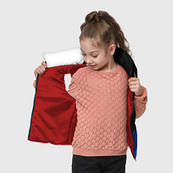 Детский жилет Мерседес - синяя униформа, цвет: 3D-красный — фото 2