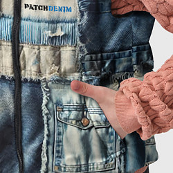 Детский жилет Patchwork denim - vogue, цвет: 3D-черный — фото 2