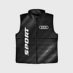 Детский жилет Audi sport metal, цвет: 3D-черный