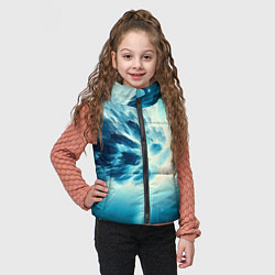 Детский жилет Неоновая комета - нейросеть, цвет: 3D-черный — фото 2