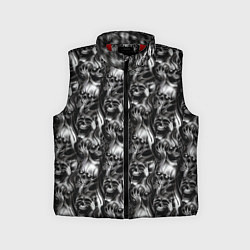 Детский жилет Smoke skulls, цвет: 3D-красный