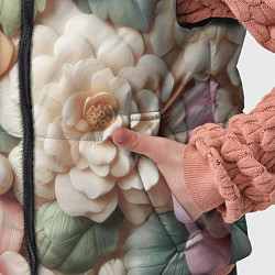 Детский жилет Текстурный фон в пастельных тонах, цвет: 3D-светло-серый — фото 2