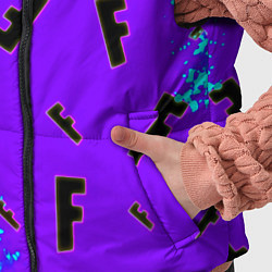 Детский жилет Fortnite neon steel colors epic, цвет: 3D-красный — фото 2