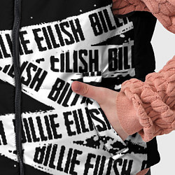 Детский жилет Billie Eilish steel music eng, цвет: 3D-черный — фото 2