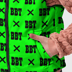 Детский жилет BBT logo green steel, цвет: 3D-черный — фото 2