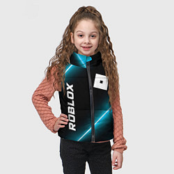 Детский жилет Roblox неоновые лампы, цвет: 3D-черный — фото 2