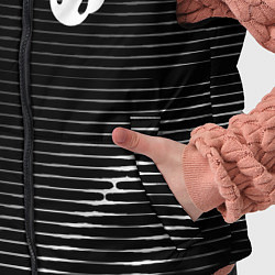 Детский жилет Rolling Stones metal rock lines, цвет: 3D-черный — фото 2