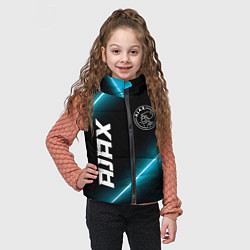 Детский жилет Ajax неоновые лампы, цвет: 3D-черный — фото 2