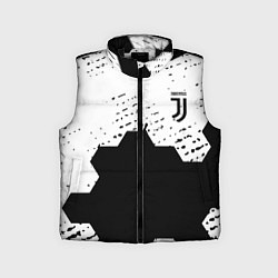 Детский жилет Juventus hexagon black sport, цвет: 3D-черный