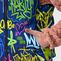 Детский жилет Урбанизм и граффити, цвет: 3D-светло-серый — фото 2