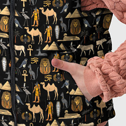 Детский жилет Древний Египет - паттерн, цвет: 3D-светло-серый — фото 2