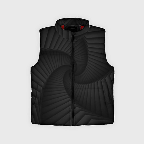 Детский жилет Геометрическая темная иллюзия / 3D-Красный – фото 1
