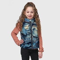 Детский жилет Denim rags - fashion trend, цвет: 3D-светло-серый — фото 2