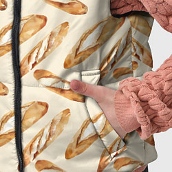 Детский жилет The baguette pattern, цвет: 3D-светло-серый — фото 2