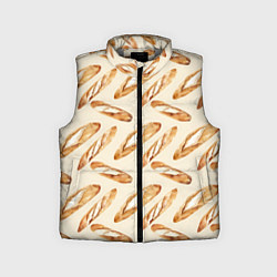 Детский жилет The baguette pattern, цвет: 3D-светло-серый