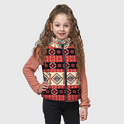 Детский жилет Этнический геометрический узор, цвет: 3D-черный — фото 2