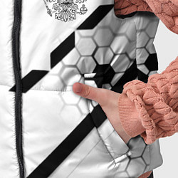 Детский жилет Герб Рф текстура геймер, цвет: 3D-красный — фото 2