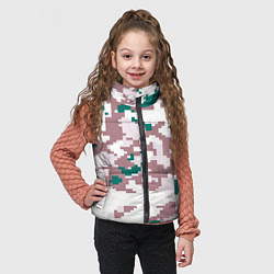 Детский жилет Пиксельный камуфляж европа, цвет: 3D-светло-серый — фото 2