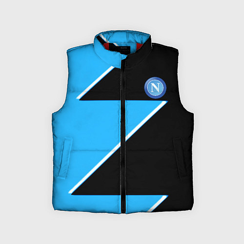Детский жилет Napoli fc geometry blue / 3D-Красный – фото 1
