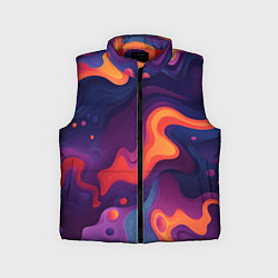 Детский жилет Неоновый спектр, цвет: 3D-красный