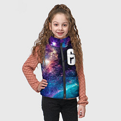 Детский жилет Rainbow Six space game, цвет: 3D-черный — фото 2