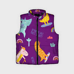 Детский жилет No rules, цвет: 3D-черный