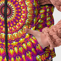 Детский жилет Мандала пурпурного пламени, цвет: 3D-черный — фото 2