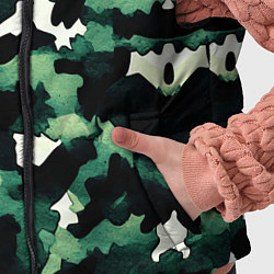 Детский жилет Яркий зелёный камуфляж, цвет: 3D-черный — фото 2