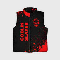 Детский жилет Goblin Slayer - red gradient вертикально, цвет: 3D-черный