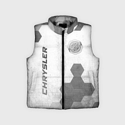 Детский жилет Chrysler - white gradient вертикально, цвет: 3D-черный