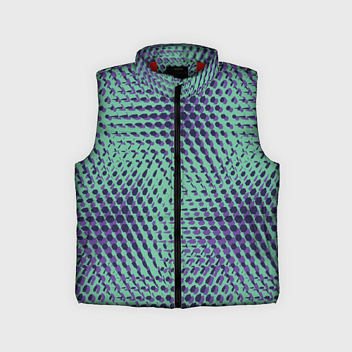 Детский жилет Геометрическая абстракция линий / 3D-Красный – фото 1