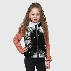 Детский жилет Призрак застигнутый врасплох - нейроарт, цвет: 3D-светло-серый — фото 2