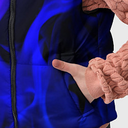 Детский жилет Неоновый огонь текстура, цвет: 3D-светло-серый — фото 2