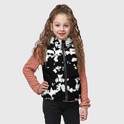 Детский жилет Все рэперы черно белый, цвет: 3D-красный — фото 2