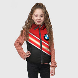 Детский жилет BMW geometry steel, цвет: 3D-красный — фото 2