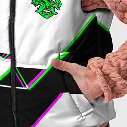Детский жилет Cyberpunk logo geometry, цвет: 3D-черный — фото 2