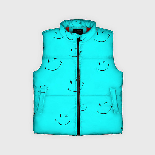 Детский жилет Подмигивающая улыбка / 3D-Красный – фото 1