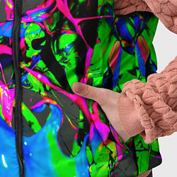 Детский жилет Неоновые краски всплеск, цвет: 3D-красный — фото 2