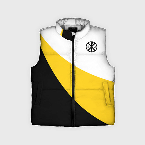 Детский жилет Сокрушу пред ним врагов ег малая черная хризма Ник / 3D-Светло-серый – фото 1