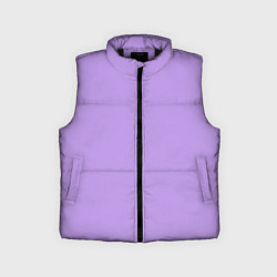 Детский жилет Эмоция страха - сиреневый, цвет: 3D-черный