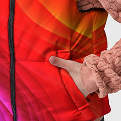 Детский жилет Абстрактные волны текстура, цвет: 3D-черный — фото 2