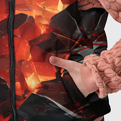 Детский жилет Текстура черных камней, цвет: 3D-светло-серый — фото 2